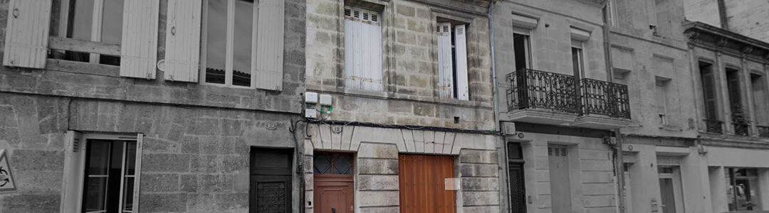 Maison en pierre à étage proche Place Stalingrad à Bordeaux